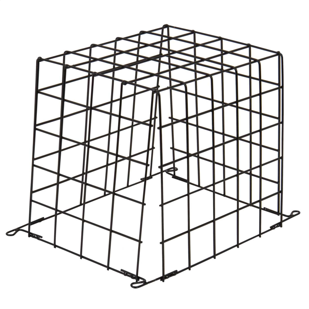 Jeani 250mm x 200mm x 250mm Wire Guard Black