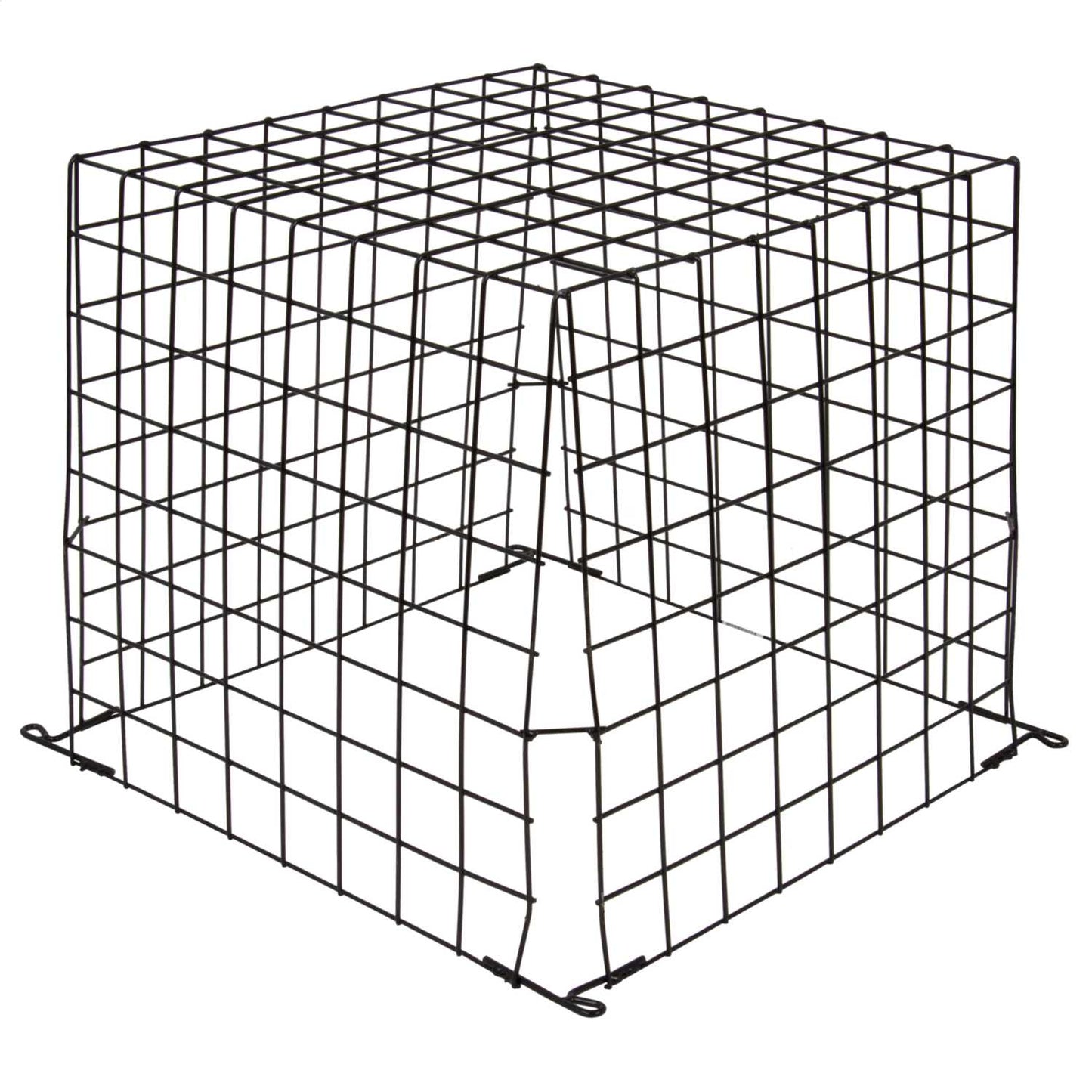 Jeani 400mm x 400mm x 400mm Wire Guard Black
