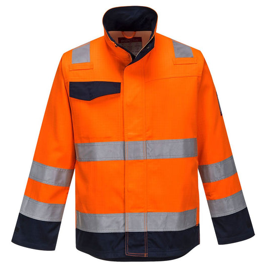 Modaflame RIS Orange/Navy Jacket , L, R, Orange/Navy