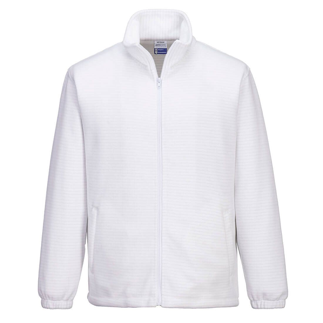 Anti-Static ESD Fleece, L, R, White