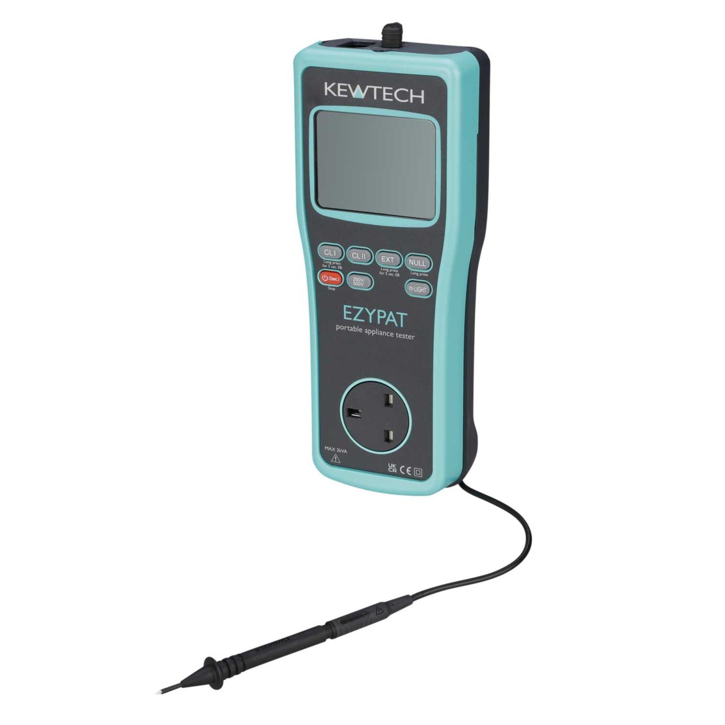Kewtech Ezypat Hand Held Battery Operated PAT Tester