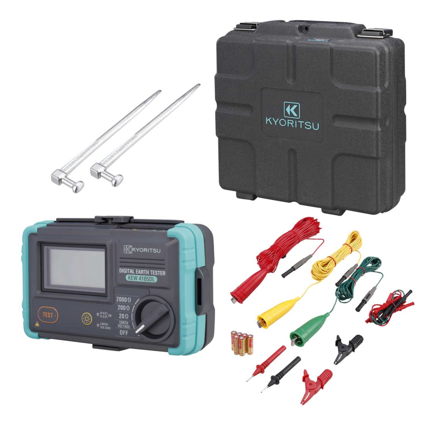 Kewtech KEW4105DL-H Digital Earth Resistance Tester