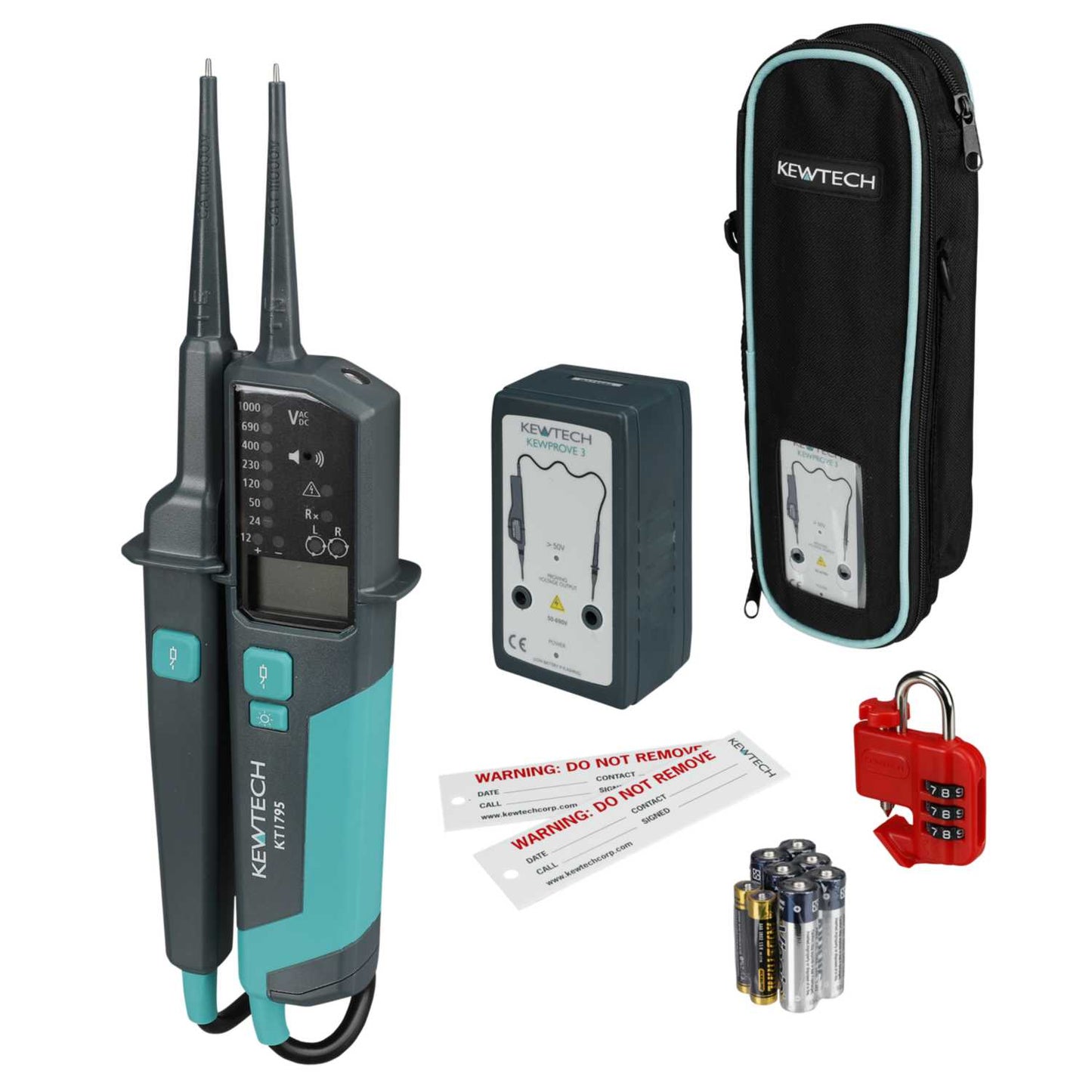 Kewtech Safe Isolation Kit Complete with Voltage Tester