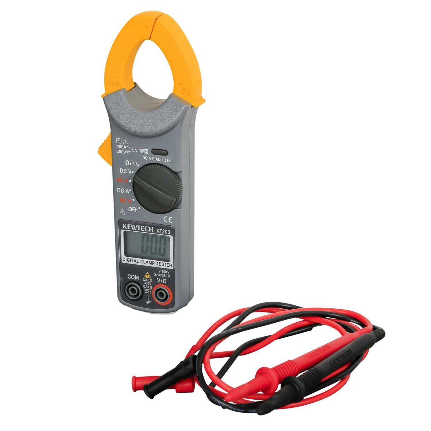 Kewtech KT203 400A AC/DC Digital Clamp Meter
