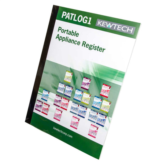 Kewtech PAT Testing Log Book