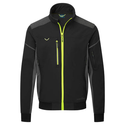 EV4 Softshell  Bomber Jacket (3L), L, T, Black Tall