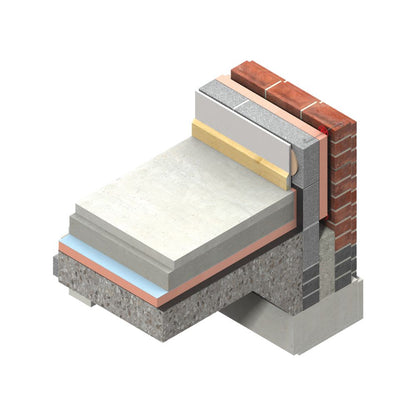 150mm Kingspan Kooltherm K103 Floor Insulation Board 2400mm x 1200mm (2/Pack)