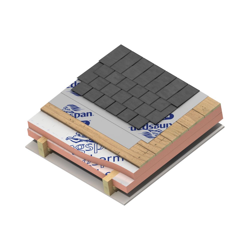 120mm Kingspan Kooltherm K107 Pitched Roof Insulation Board 2400mm x 1200mm (2/Pack)
