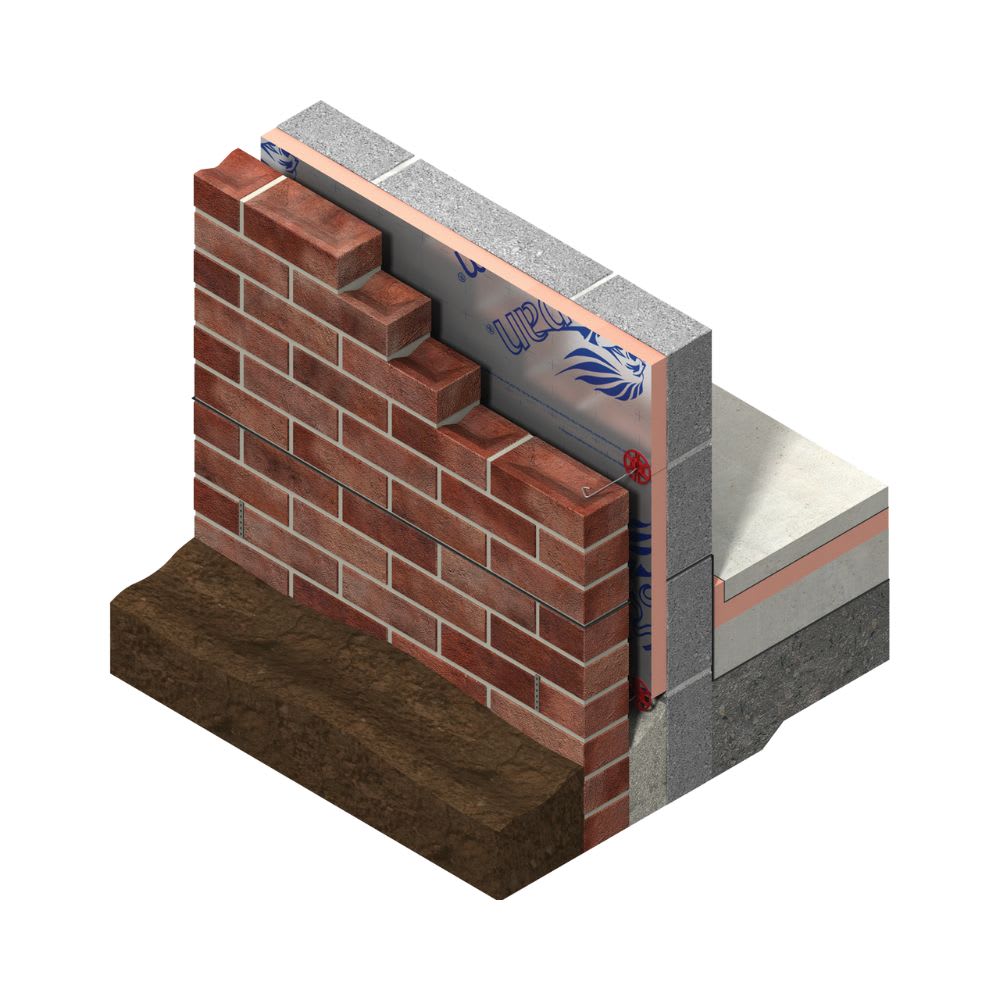 60mm Kingspan Kooltherm K108 Cavity Insulation Board 1200mm x 450mm (4.32m2/Pack)