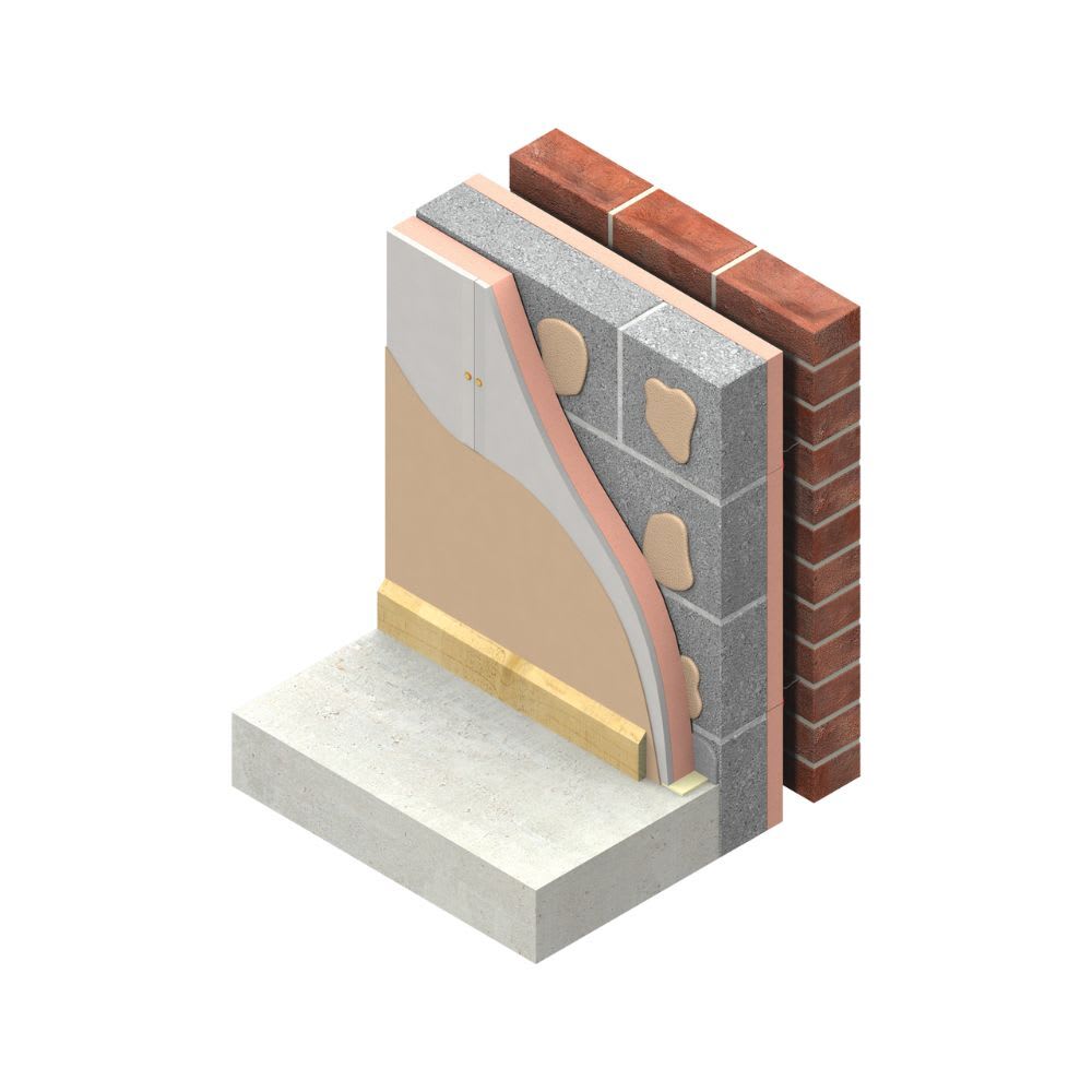 57.5mm Kingspan Kooltherm K118 Insulated Plasterboard 2400mm x 1200mm (14/Pack)