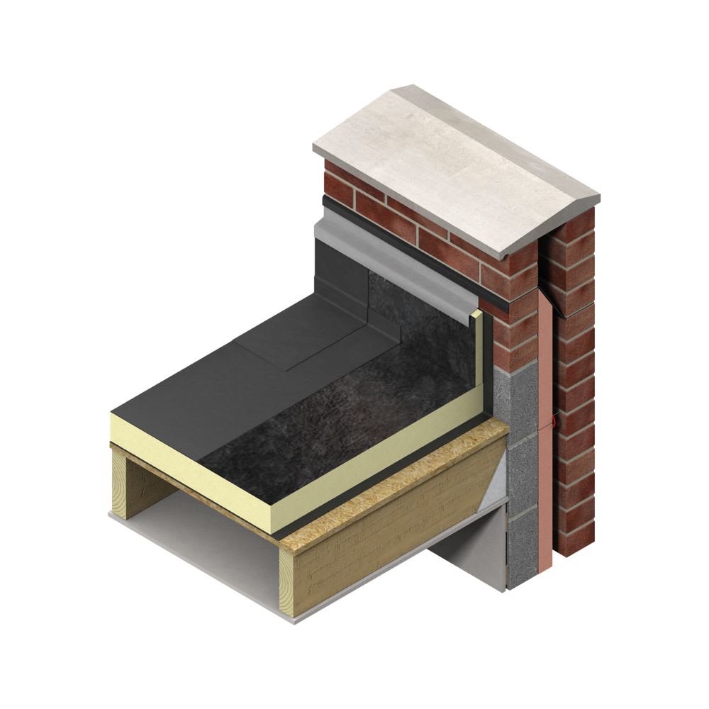 120mm Kingspan Thermaroof TR24 Flat Roof Torch-On Insulation Board 1200mm x 600mm (2.88m2/Pack)