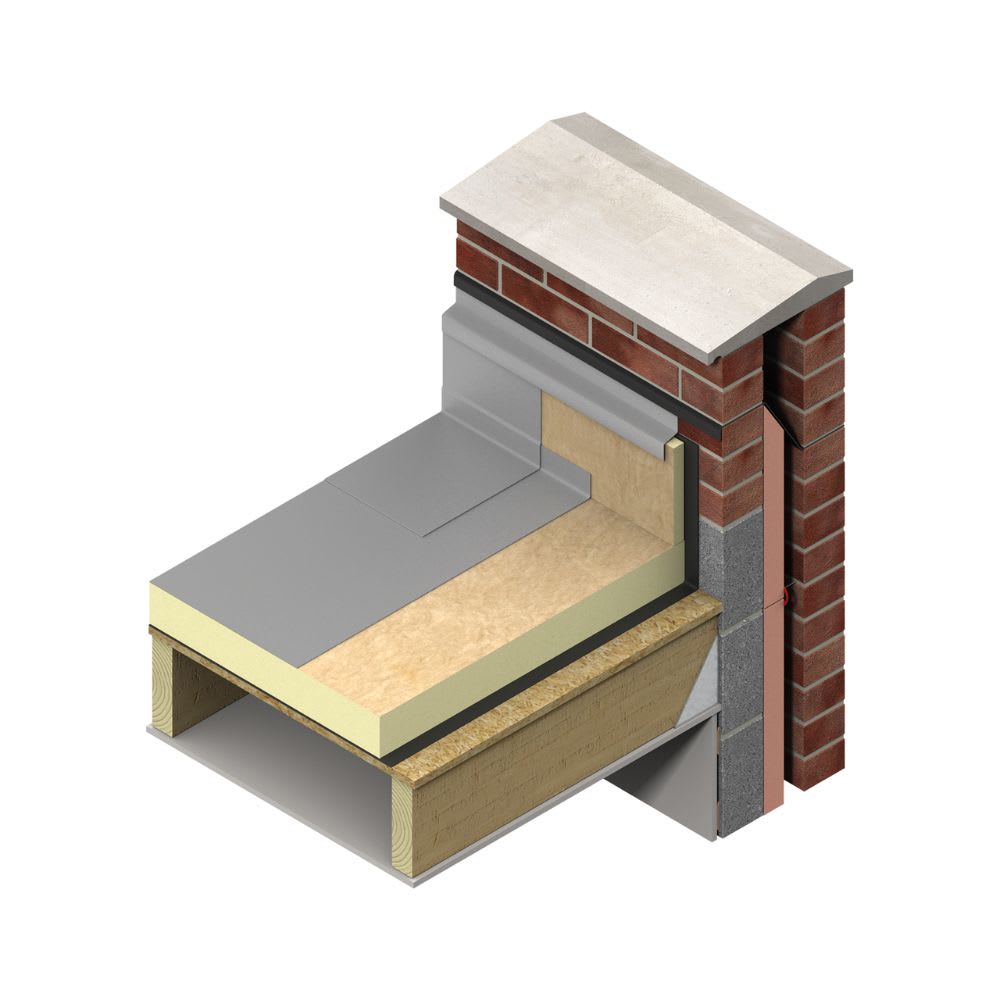 120mm Kingspan Thermaroof TR27 Flat Roof Insulation Board 1200mm x 1200mm (5.76m2/Pack)