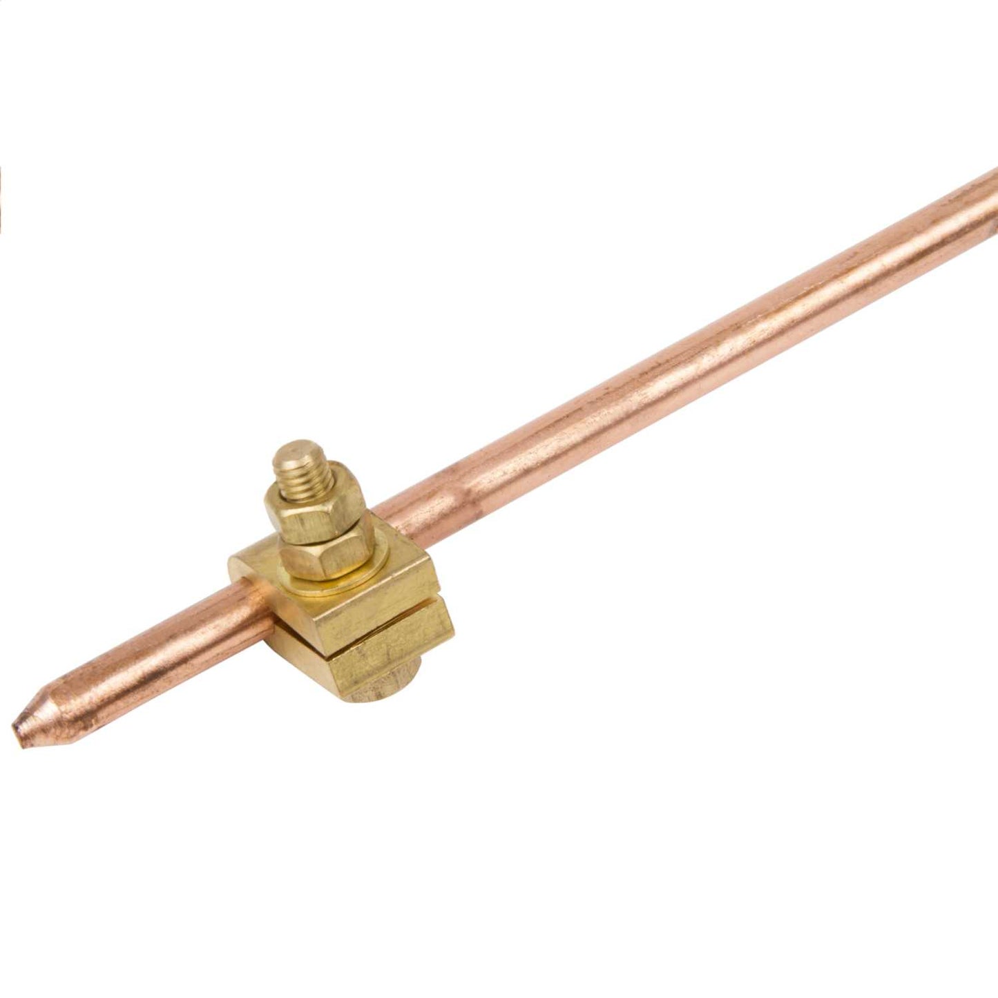 Kingsmill Industries ⅜" (9.5mm) x 4ft (1200mm) Copperbond Earth Rod with Cable Clamp