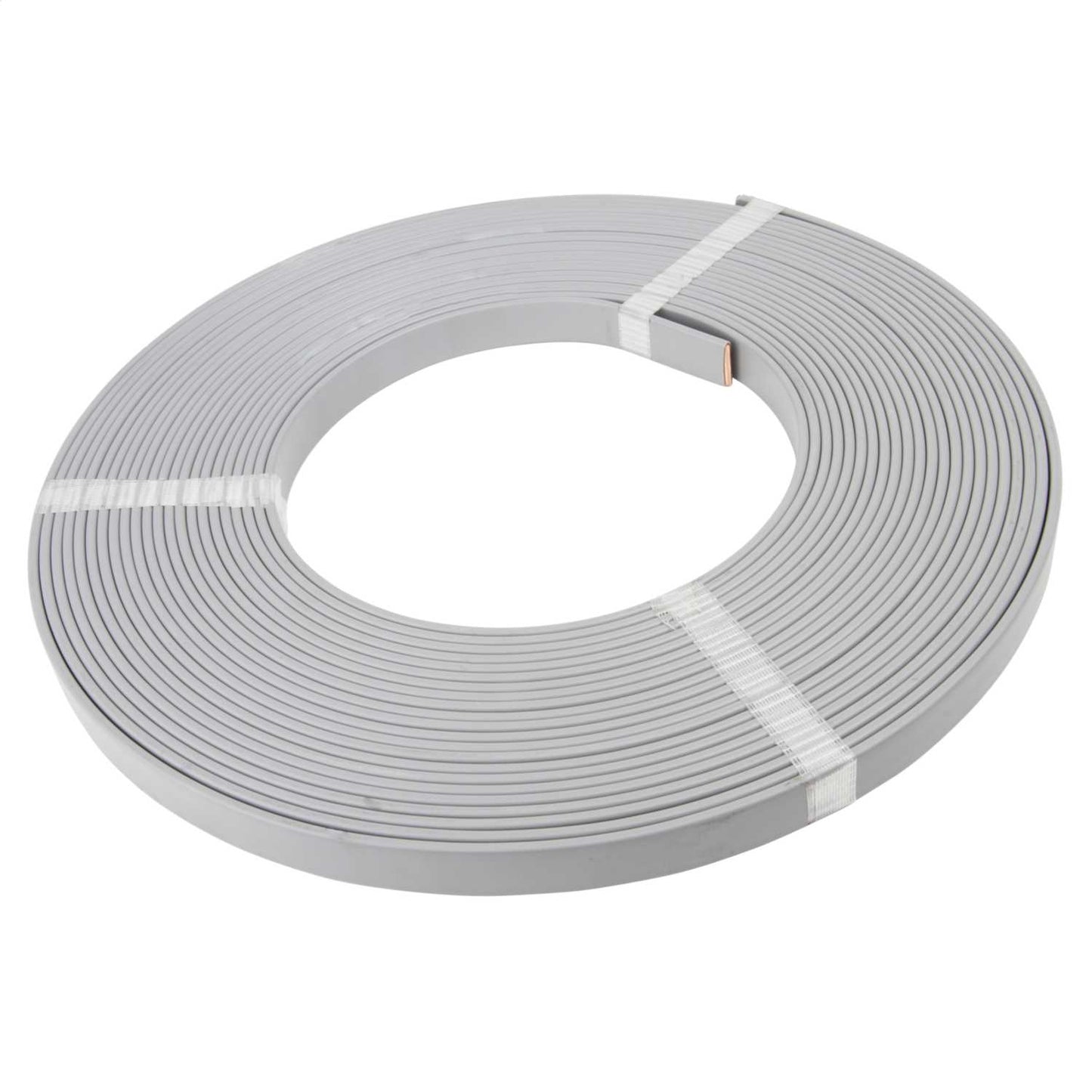 Kingsmill Industries 25mm x 3mm PVC Covered Copper Tape Grey (25m Coil)