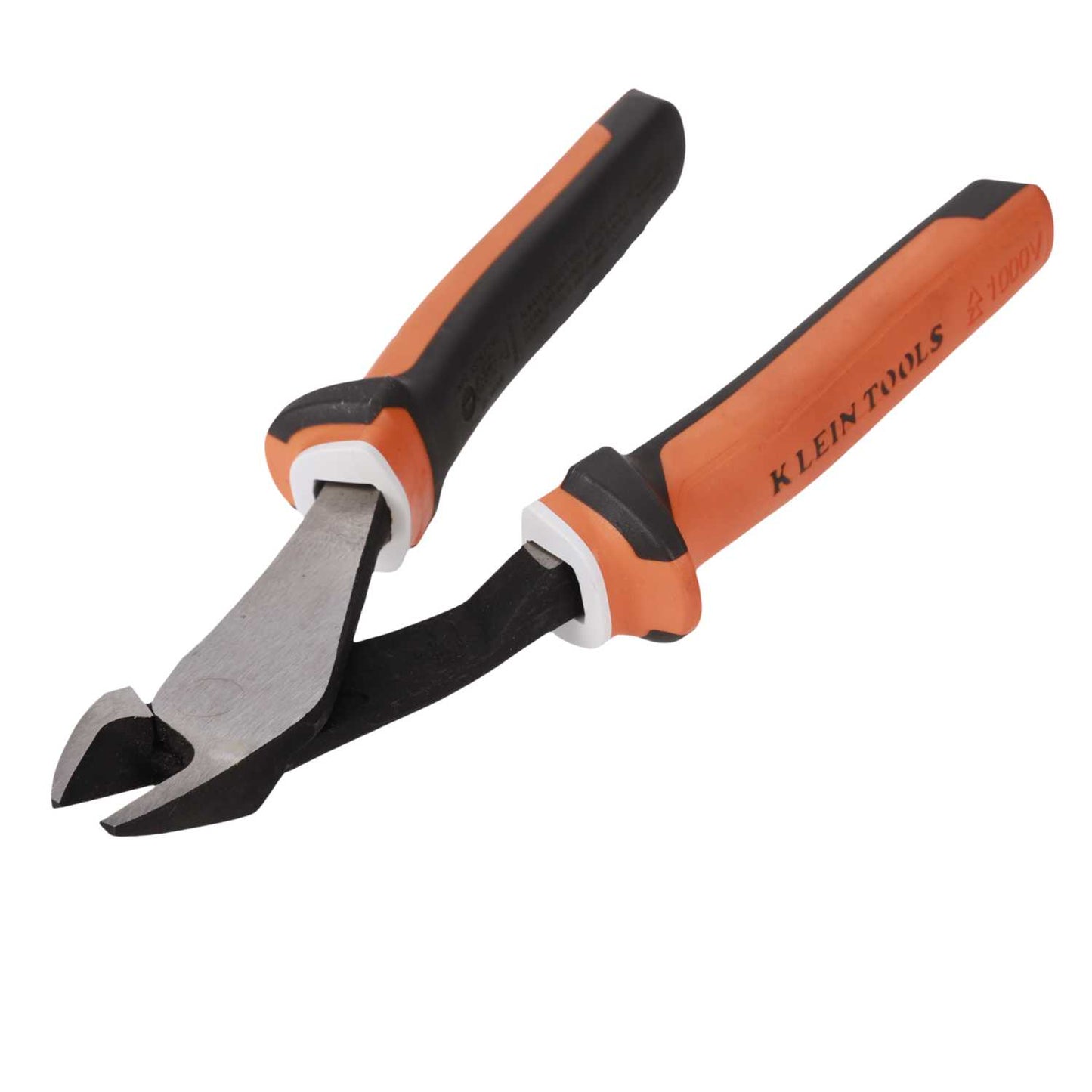 Klein Insulated High Leverage Diagonal Cutting Pliers Angled