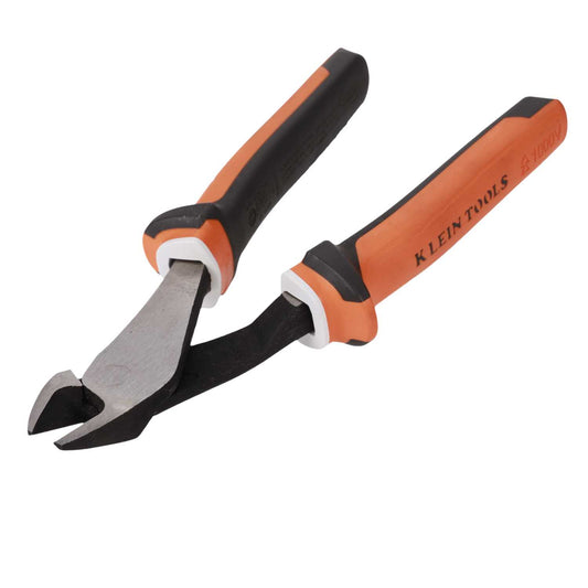 Klein Insulated High Leverage Diagonal Cutting Pliers Angled