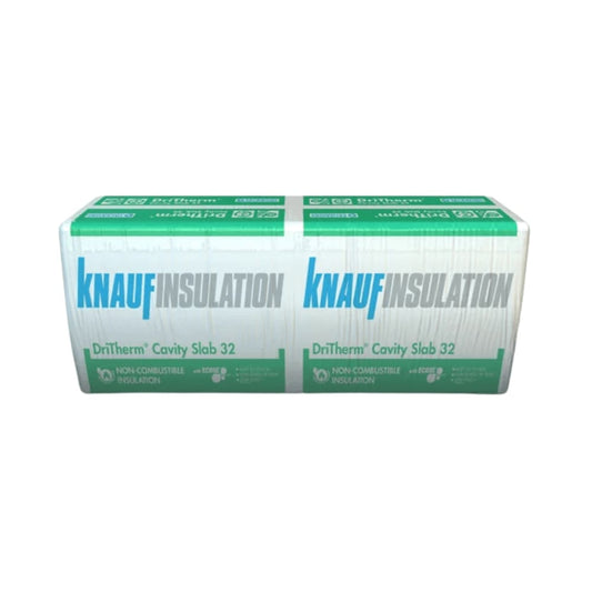 75mm Knauf DriTherm Cavity Wall Insulation Slab 32 (3.28m2/Pack)