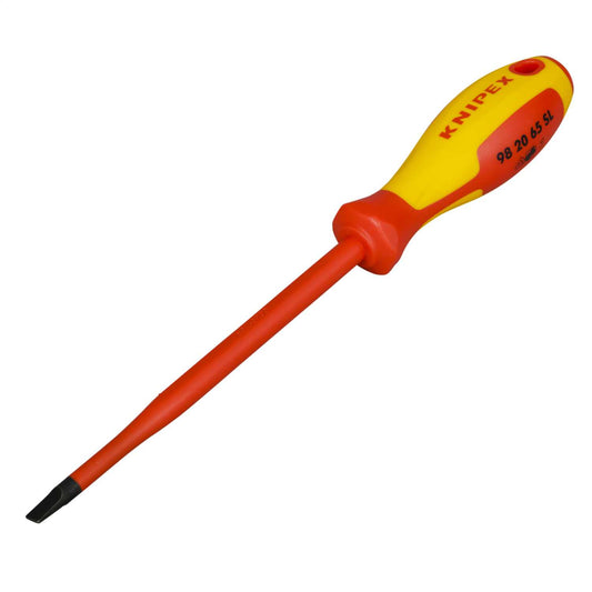 Knipex 6.5mm x 262mm Insulated Slotted Screwdriver