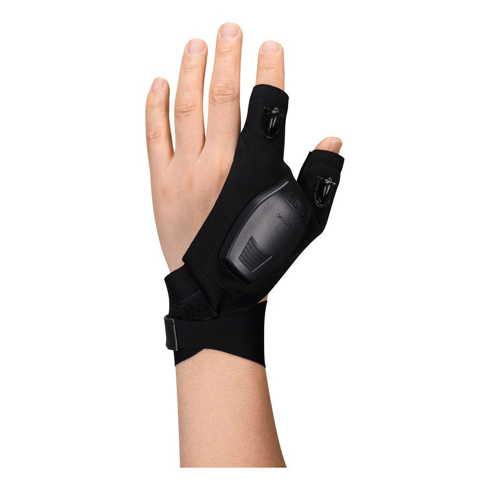 Rechargeable LED Light gloves (1 Pair), , R, Black