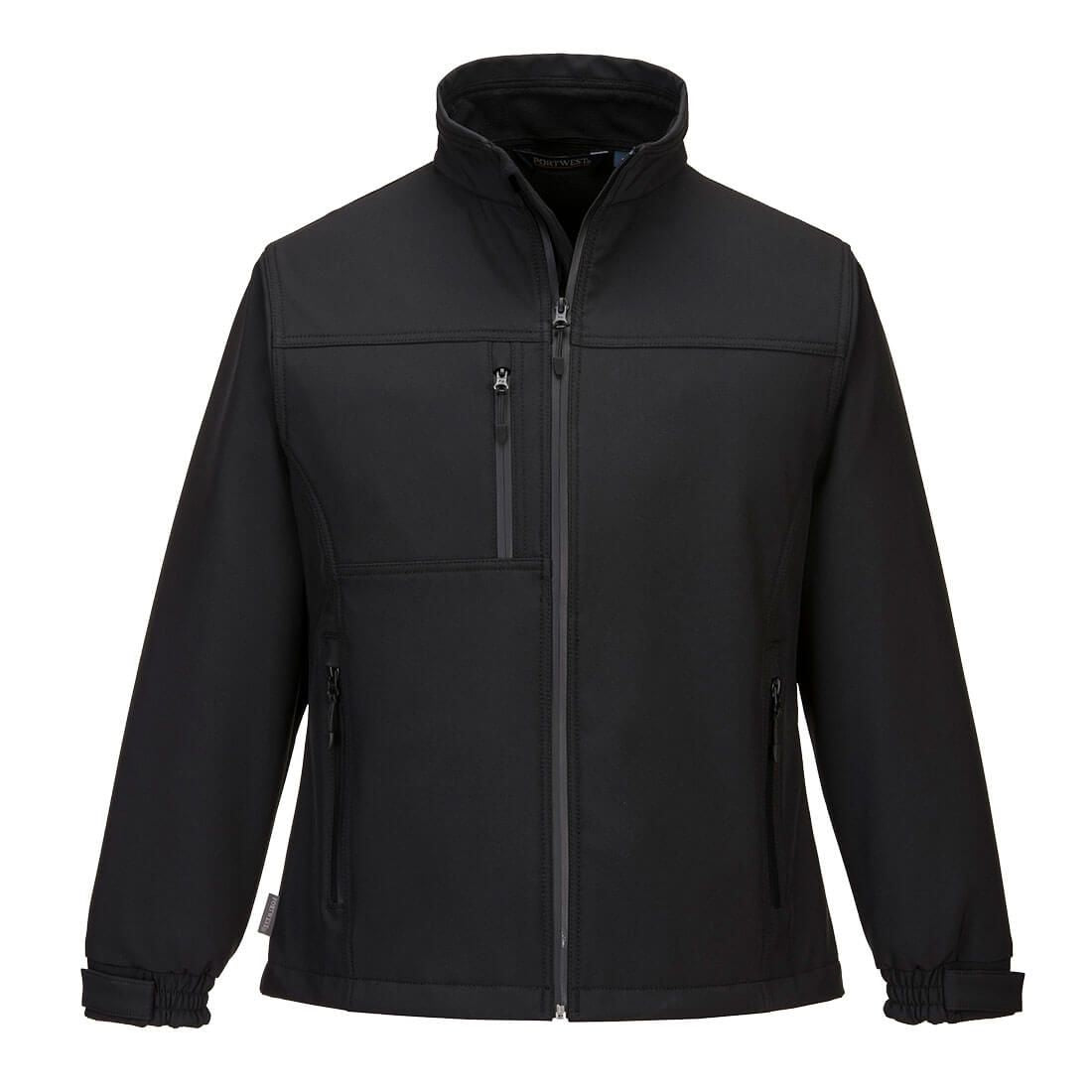 Charlotte Women's Softshell (3L), L, R, Black