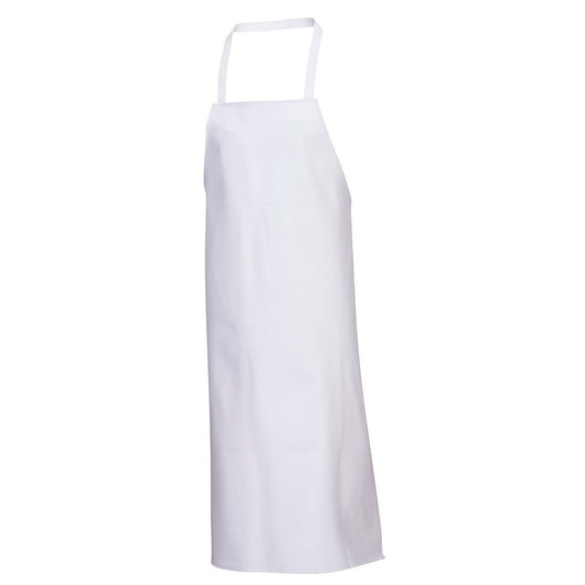 Food Industry Apron, , R, White