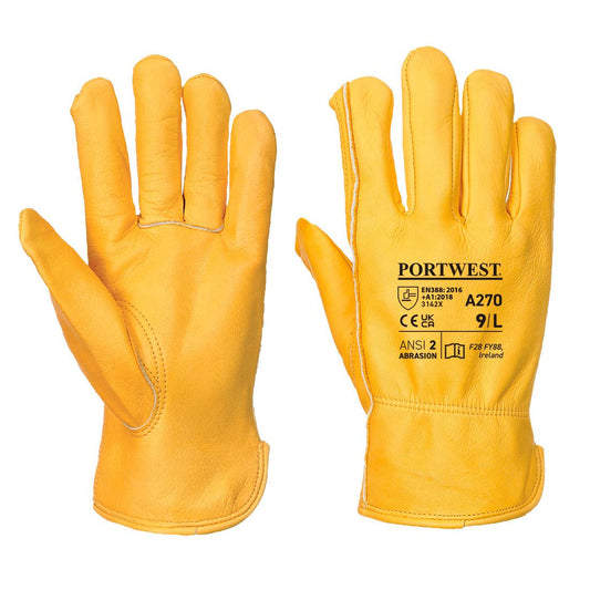 Classic Driver Glove, L, R, Tan