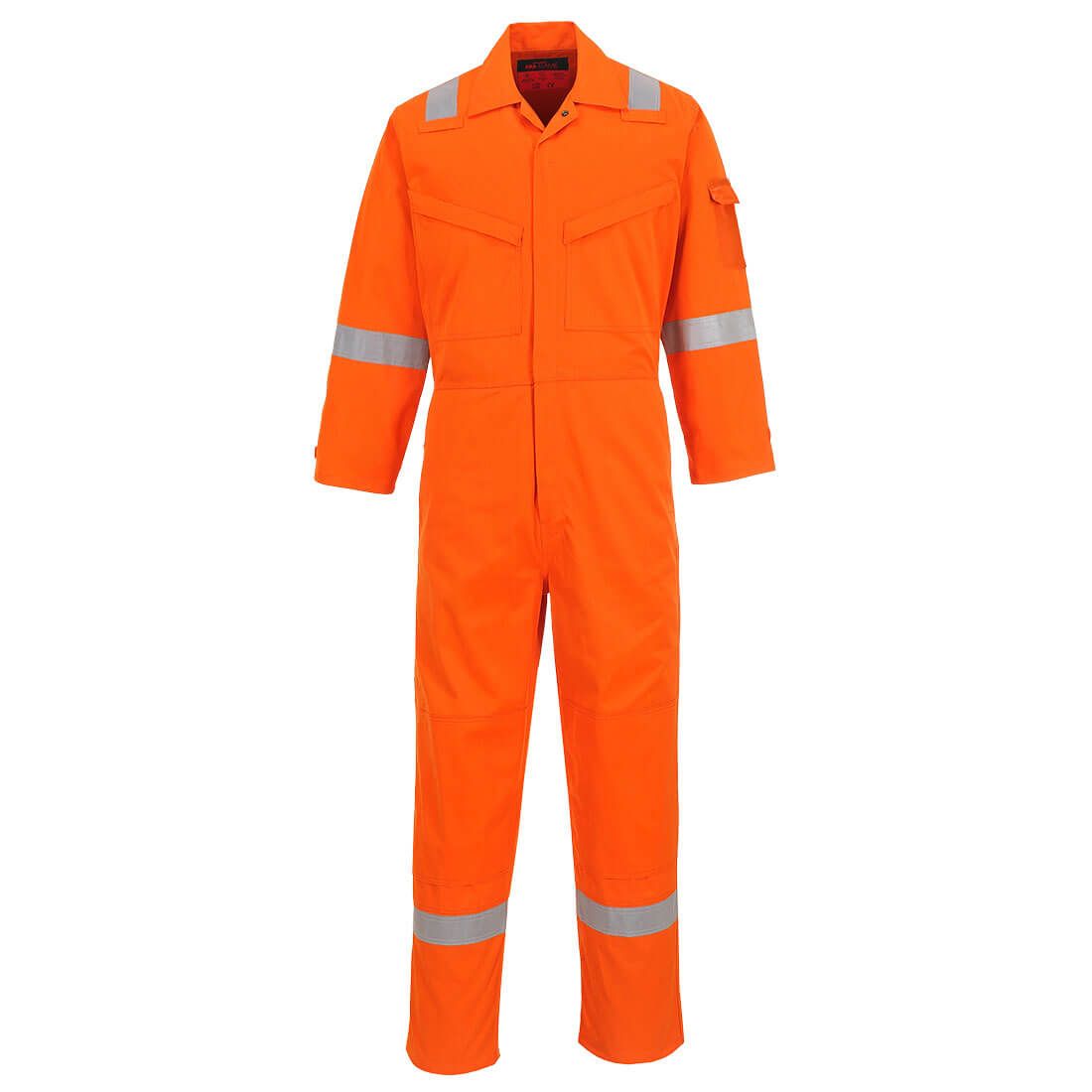 Araflame Silver Coverall, 34, R, Orange