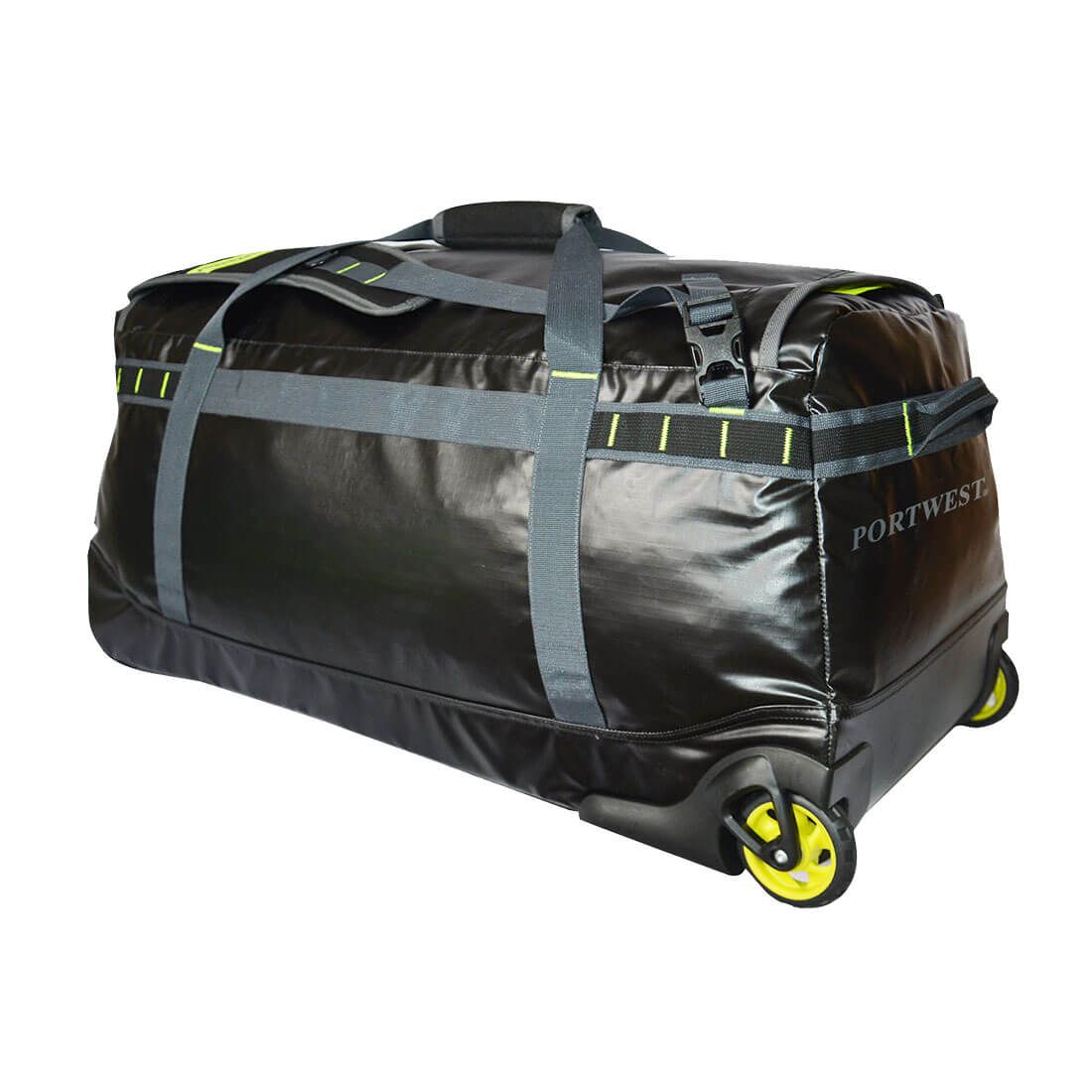 PW3 100L Water-resistant Duffle Trolley Bag, , R, Black