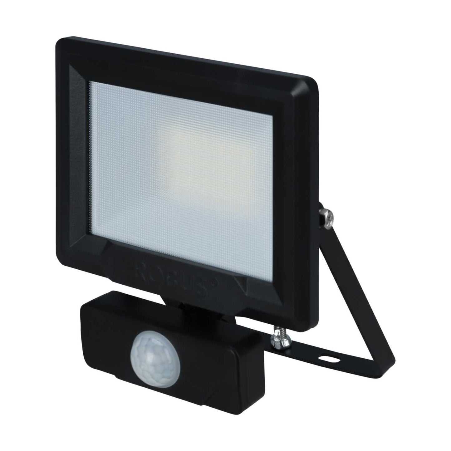 Robus Hilume 20W LED Floodlight with PIR Black 4000K