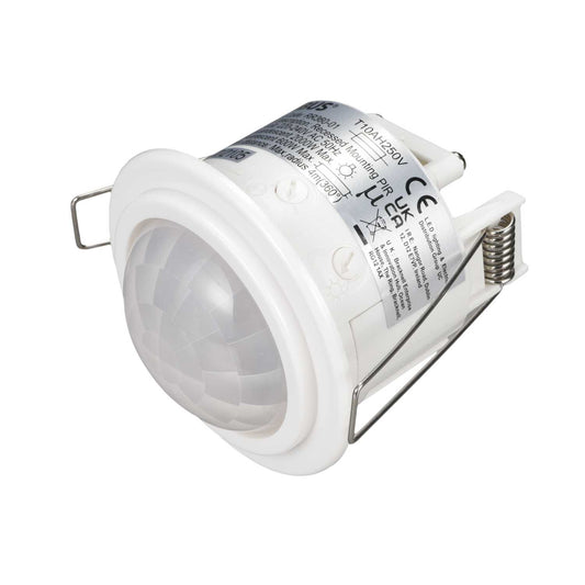 Robus Recessed Presence Detector 360° PIR White IP20