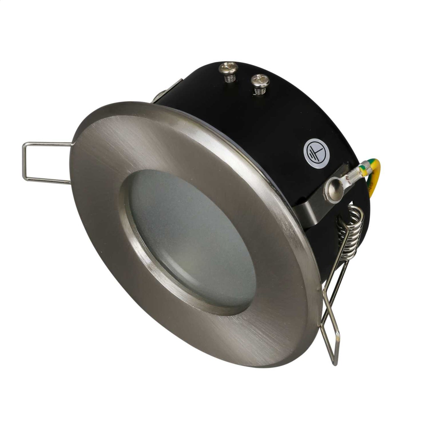 Robus 50W GU10 Shower Downlight Brushed Chrome