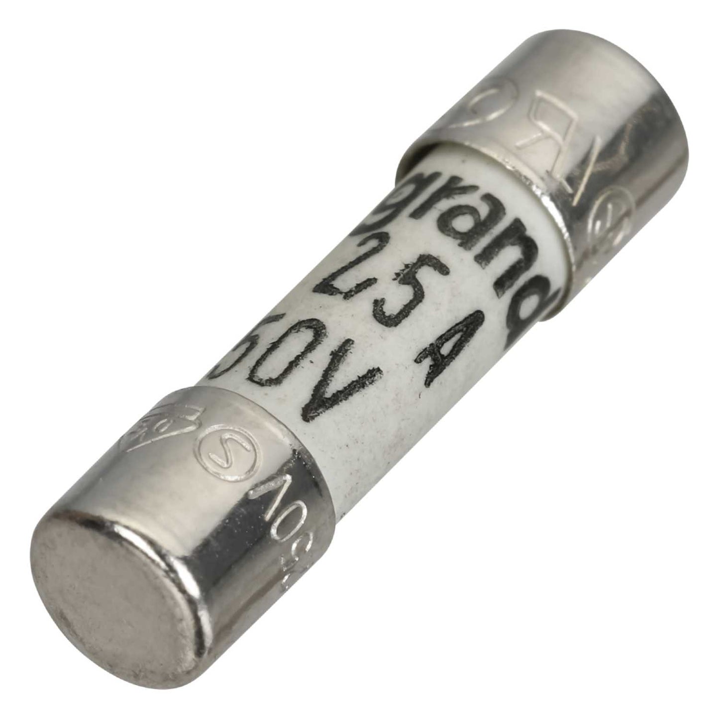 2.5A 20mm x 5mm Fast Acting Ceramic Fuse (Sold in 1's)