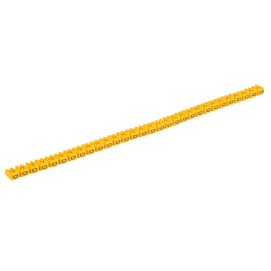 Legrand CAB 3® Cable Markers 0.5 to 1.5mm² Black on Yellow D (Pack of 300)