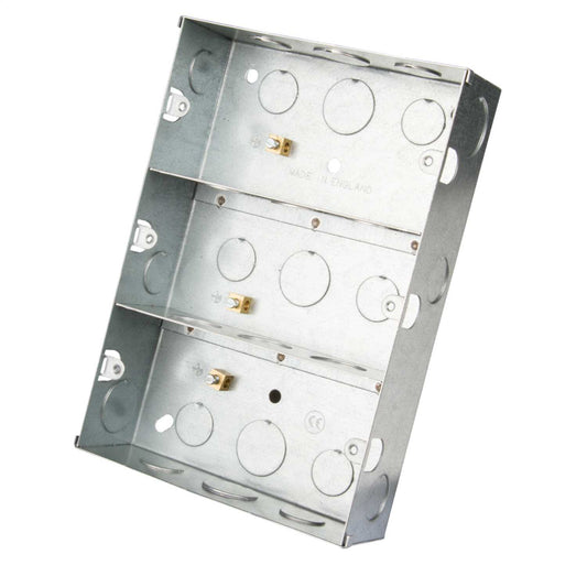 Legrand 9 Way Flush Back Box with Phase Barrier