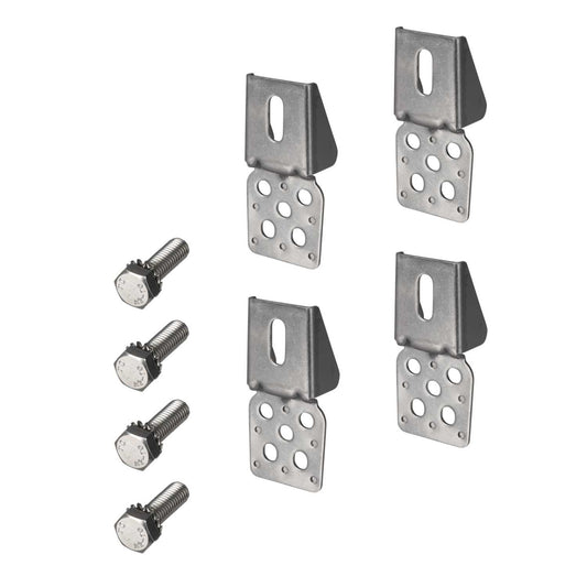 Legrand Wall Mounting Lugs for Atlantic Stainless Steel Cabinets (Pack of 4)
