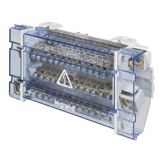 Legrand 160A 4 Pole 10 Module Distribution Block