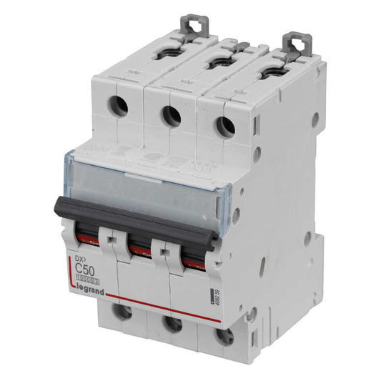 Legrand 50A Triple Pole 16kA C Curve MCB