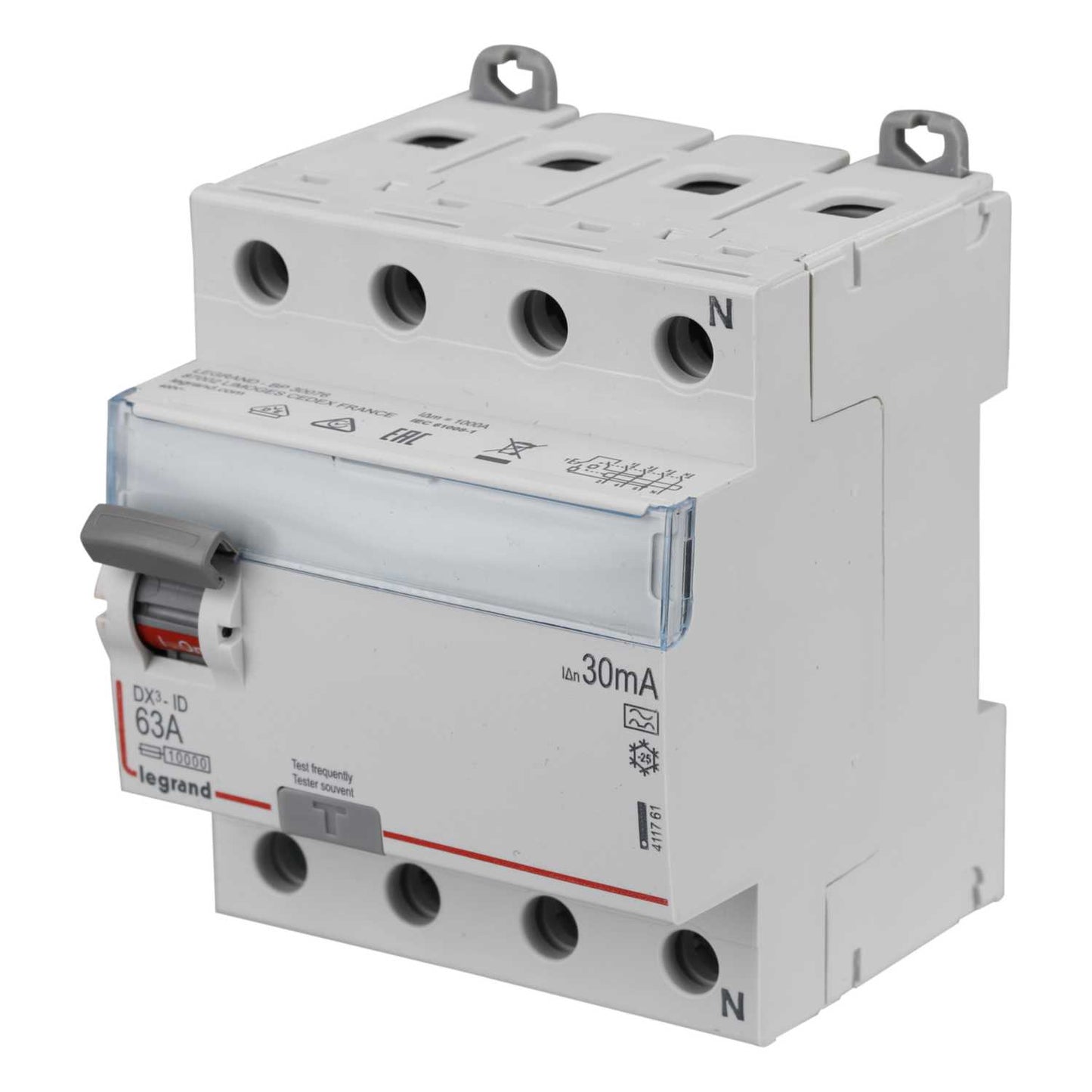 Legrand 63A 4 Pole 30mA Type A RCD