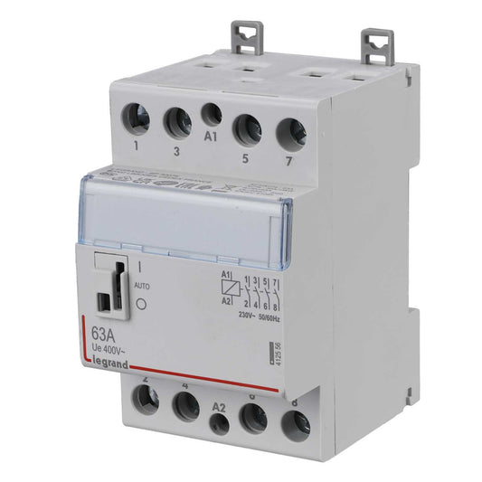 Legrand CX³ 63A 4 Pole Contactor 230V Coil and Handle 4 NO Contacts