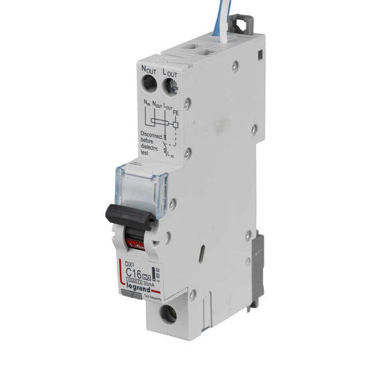 Legrand 16A 1P+N 1 Module C Curve 10kA 30mA Type A Rcbo
