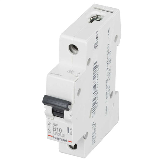 Legrand 10A Single Pole 6kA B Curve MCB
