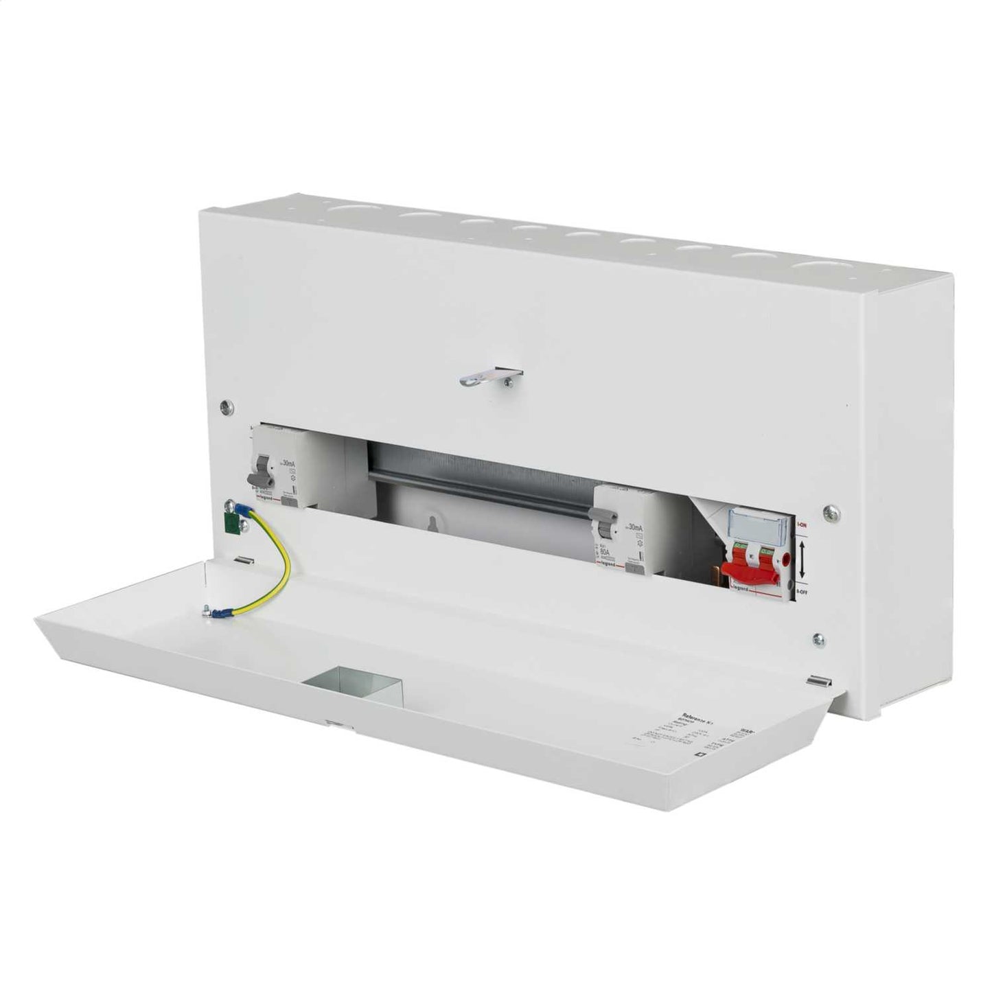 Legrand 16 Way Flexible Dual 80A RCD High Integrity Metal Clad Consumer Unit