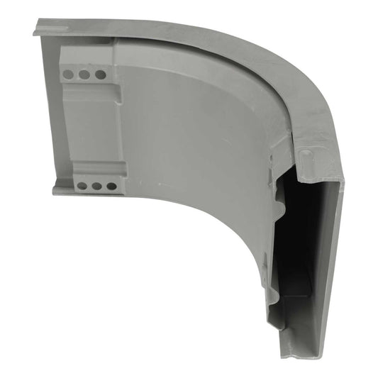 200mm x 50mm Outside Riser 90° Bend and Cover for PVC Cable Tray (Sold in 1's)