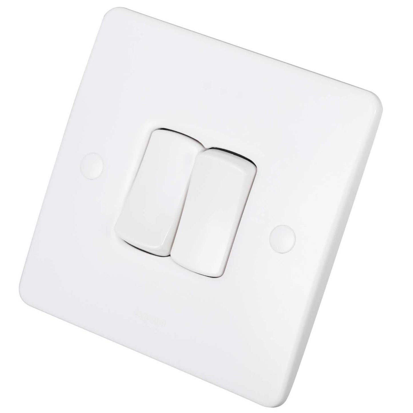 Legrand 10A 2 Gang 2 Way Light Switch White