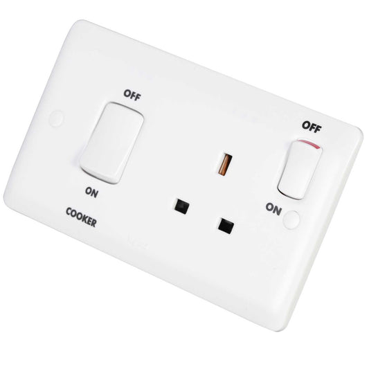 Legrand 45A DP Cooker Control Unit White