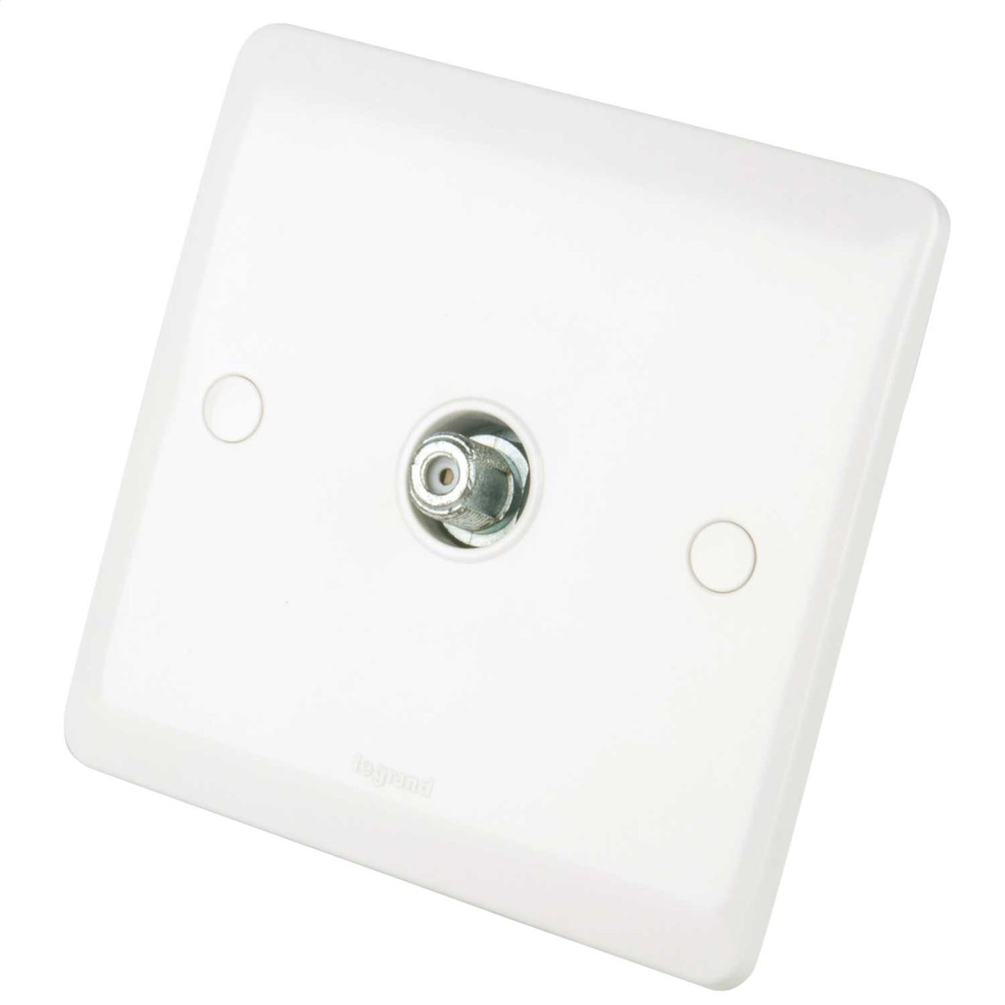 Legrand 1 Gang Single Screened F Type Satellite Socket White