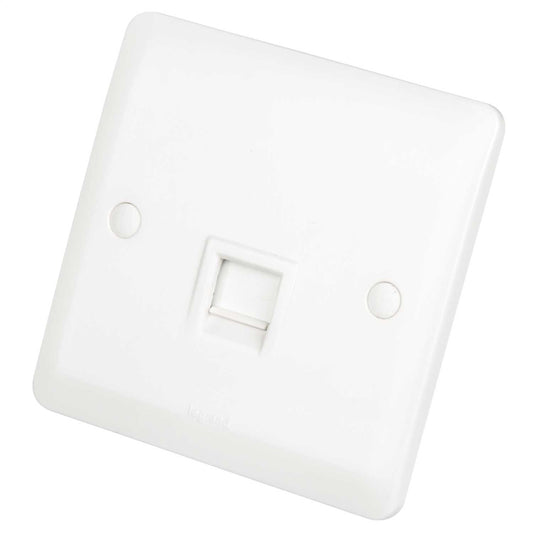 Legrand 1 Gang Secondary Telephone Socket White