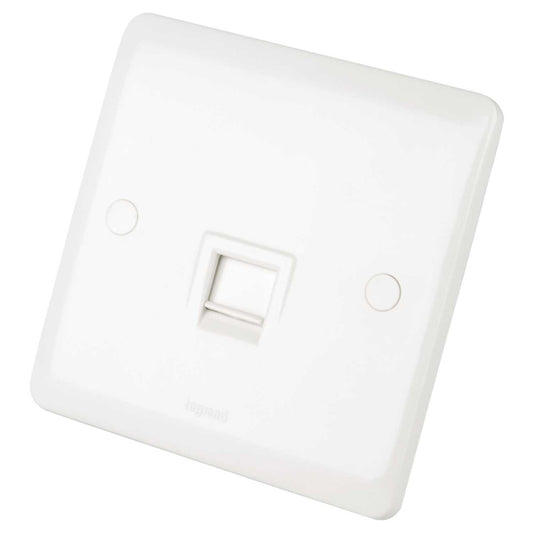 Legrand 1 Gang RJ45 Data Socket White