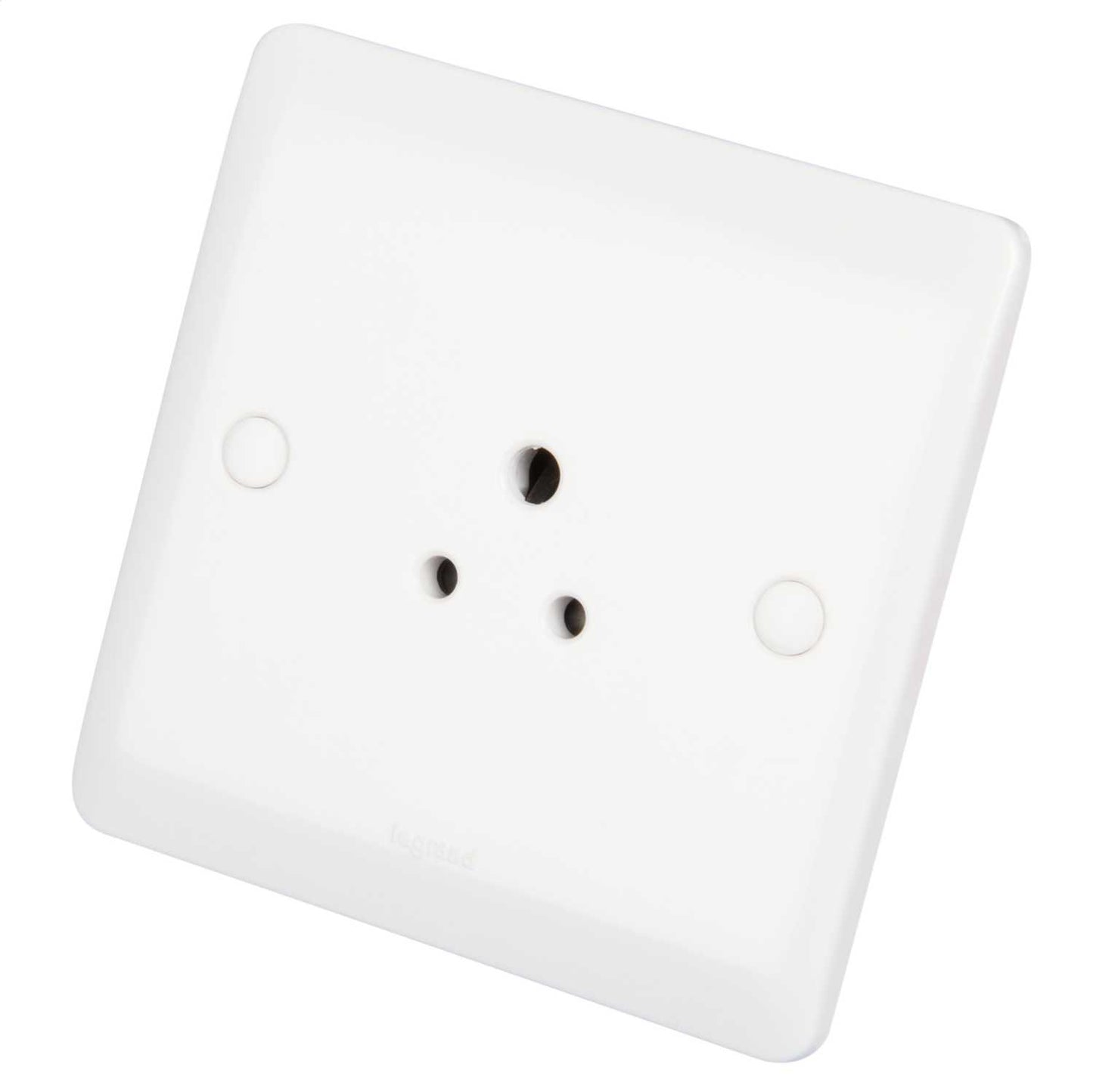 Legrand 2A 1 Gang Unswitched Socket White