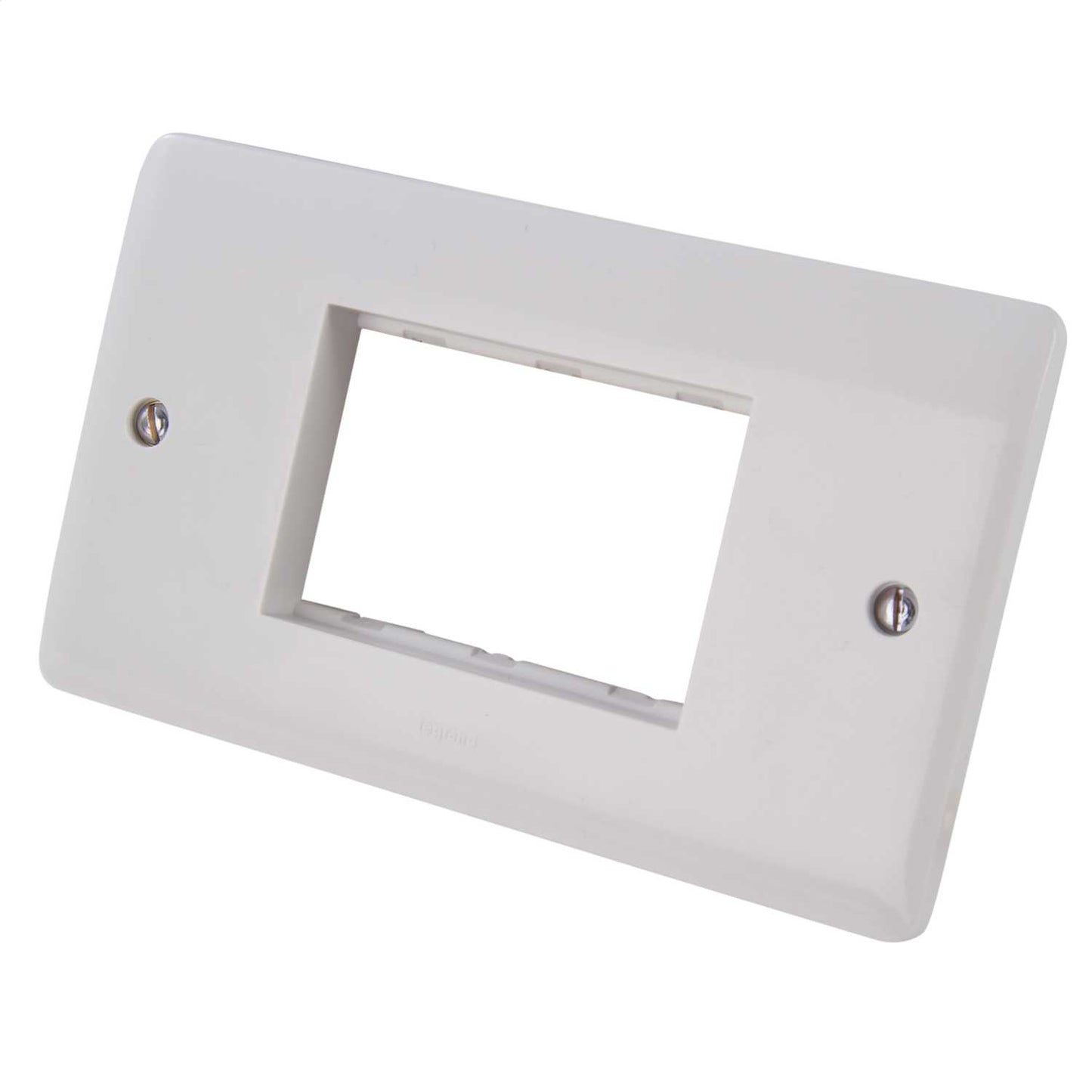 Legrand 2 Gang 3 Module Arteor Front Plate White